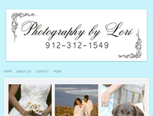 Tablet Screenshot of photographybylori.com